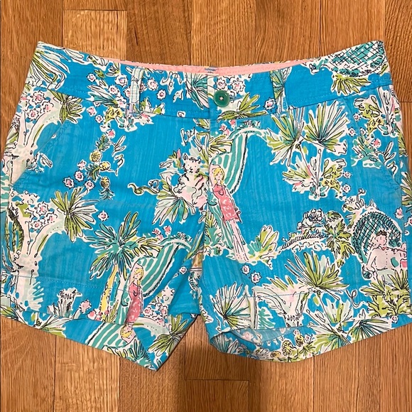 Lilly Pulitzer Pants - LILLY PULITZER Jungle Glam Toile Shorts 32 waist